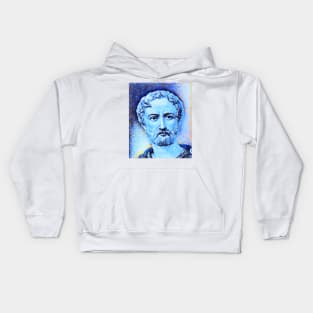 Cayo Plinio Segundo Portrait | Cayo Plinio Segundo Artwork | Cayo Plinio Segundo Painting 14 Kids Hoodie